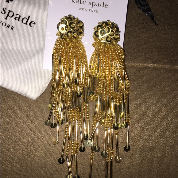 🆕 ❤️kate spade Glitzville Beaded Tassel Earrings